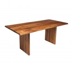Piana Oak Dining Table (with full wooden legs)