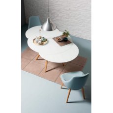 Myles Extending Round Dining Table
