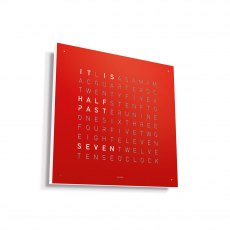 QLOCKTWO EARTH 45 Powder Coated Stainless Steel