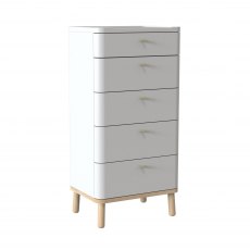 Trua Tall Chest with 5 Drawers