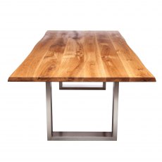 Piana Oak Dining Table (with U-shape metal legs 4x10cm)