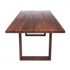 Piana Walnut Dining Table (with U-shape wooden legs 4x10cm)