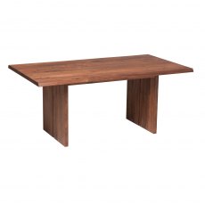 Piana Walnut Dining Table (with full wooden legs)