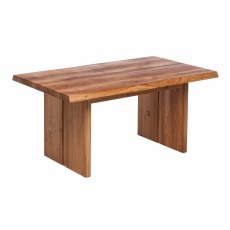 Piana Oak Coffee Table (with full wooden legs)