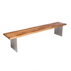 Piana Oak Bench (with full metal legs)