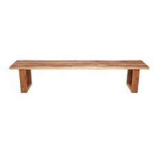 Piana Oak Bench (with U-shape wooden legs 4x10cm)