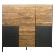 Orthello Oak 6 Door Highboard