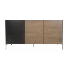 Orthello Walnut 3 Door Sideboard