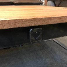 Hearts Coffee Table (with oak top)