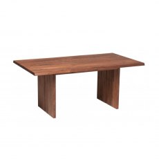 Piana Walnut Coffee Table (with full wooden legs)
