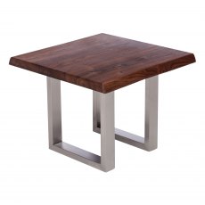 Piana Walnut Coffee Table (with U-shape metal legs 3x6cm)