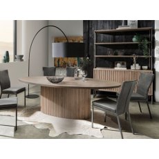 Timna Oak Oval Dining Table