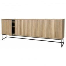 Timna Oak 4 Door Sideboard