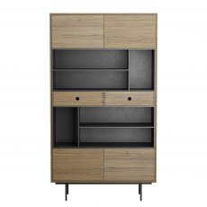 Korgen Oak Large Bookcase