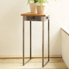 Jacobean Tall Box Table (with oak top)