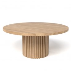 Timna Oak Round Coffee Table