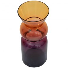 Elise Tropical Sunset Ombre Glass Vase