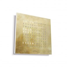 QLOCKTWO EARTH 45 Creator's Edition: Silver & Gold