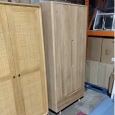 CADIZ Double Wardrobe with Drawer