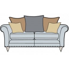 Cleveland 2 Seater Pillow Back Sofa
