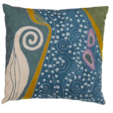 Peacock Swirl 18' Cushion