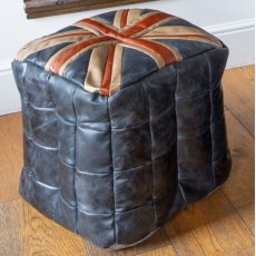 Union Jack Bean Bag (leather)