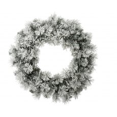 Canadian Frosted Indoor Wreath