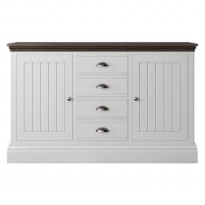 New England Medium Centre Drawer Sideboard