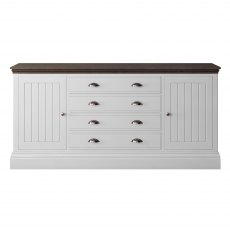 New England Large Centre Drawer Sideboard