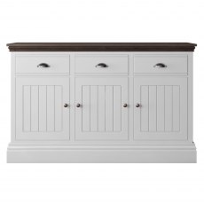 New England Medium 3 Door 3 Drawer Sideboard