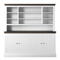 New England Large Open Dresser Rack