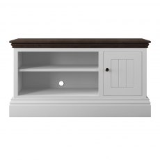 New England Straight 1 Door TV Unit