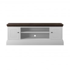 New England Straight 2 Door TV Unit