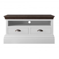 New England Straight Open Shelf TV Unit