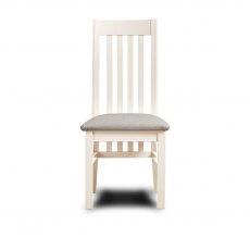 Modo Slatted Dining Chair with Fabric Seat