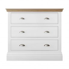 New England Wide 3 Drawer Chest