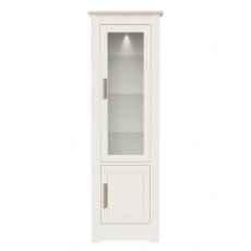 Modo Narrow 2 Door Glazed Cabinet
