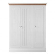 New England Small All Hanging Triple Wardrobe