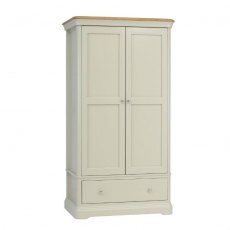 Cromwell 2 Door Wardrobe with 1 Drawer