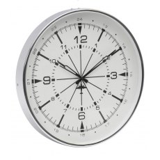 Nickel Aviator Wall Clock