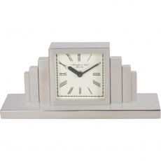Plaza Nickel Mantel Clock