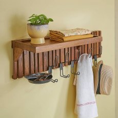 Versatile Coat Hook with Shelf