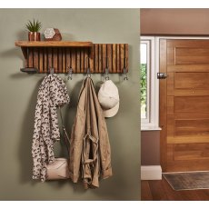 Versatile Coat Hook with Shelf
