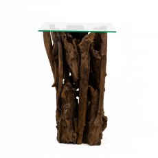 Woodland Teak Rectangular Lamp Table
