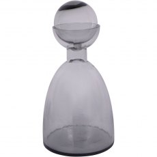 Vitrum Smoked Bottle 37cm Vase