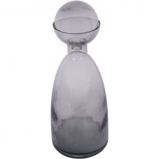 Vitrum Smoked Bottle 43cm Vase