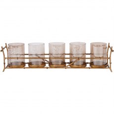 Laura Ashley Astaire Bamboo Candle Holder