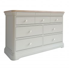 Cromwell Wide Chest of 7 Drawers (4+3)