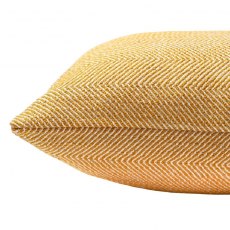 Ochre Woven Herringbone 17" Cushion