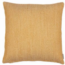 Ochre Woven Herringbone 17" Cushion